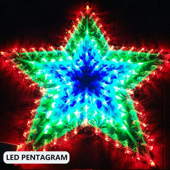 LED Lantern Peacock Light Love Shape Five-pointed Star Sun Light String Room Christmas Wedding Party Plug-in Decorative Lighting