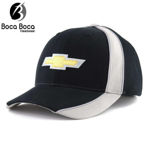 Hat - Chevrolet Performance Stripe Adjustable CFS Ball Cap Black & Gray