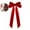 Red, variant on Dvruxg Velvet Christmas Bows – Reusable Festive Holiday Decor for Gifts, Trees & Home – Soft Plaid Ribbon Bows for Wrapping, Wreaths & Party Decorations