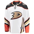 thumbnail image 2 of Men's Fanatics White Anaheim Ducks Breakaway Away Jersey, 2 of 7
