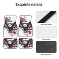 thumbnail image 7 of Junzan American Flag Eagle Art for Car Floor Mats,Car Carpet Mats Car Interior Protection with Anti-Slip Backing Car Accessories Fit for SUV/Vans/Sedans/Trucks,Set of 4pcs, 7 of 7