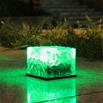thumbnail image 3 of Outdoor Waterproof Solar Lights Led Ice Brick Lamp Stair Step Paver Lamp Yard Patio Lawn Garden Decoration Light F, 3 of 5