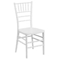 thumbnail image 1 of Bowery Hill Chaise de Salle à Manger Empilable Chiavari en Résine, Blanche, 1 of 9