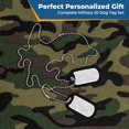 thumbnail image 2 of Placas de identificación militares personalizadas de acero inoxidable GoTags, 2 of 8