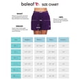 thumbnail image 6 of BALEAF Womens Shorts 5 Inches Quick Dry Running Gym Workout Active Wear with Zipper Pocket Purple S, 6 of 6