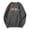 01_Grey, variant on Womens Sweatshirts Aunt Themed Embroidered Letter Print Sweatshirt Long Sleeve Crewneck Pullover Top for Casual Wear 02_Brown,S