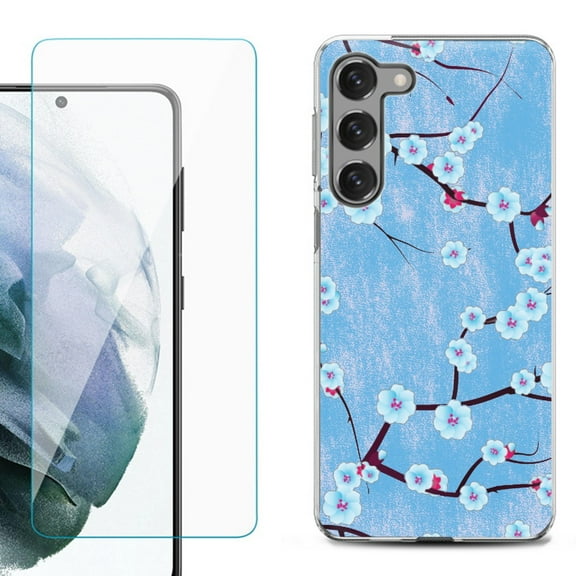 Shockproof Fashion Phone Case for Samsung Galaxy S23 5G, by OneToughShield ® - Blossom Sky