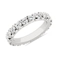 thumbnail image 1 of 1.00 Ct Brillant Rond Coupe Naturelle Diamond Ronde Bague d'Éternité d'Engagement pour Son Solide 950 Taille Platine 5.5, 1 of 7