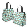 thumbnail image 2 of Pioneer Flower Floral Print Pattern Insulated Lunch Bag for Women Men, Large Portable Soft Cooler Tote, Thermal Food Storage Bag with Pearl Cotton, 8.66L, 8.75"x5.75"x9.5", 2 of 6