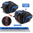 thumbnail image 6 of NICECNC Motorcycle Throw Over Saddlebags Universal Rear Side Bag 50L Panniers for Scooter Street Sportster, 6 of 10