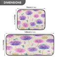 thumbnail image 3 of 2-Piece Kitchen Rugs Set Non-Slip Mats Carpet Floor for Kitchen, Bathroom (19.7"x27.6" & 19.7"x47.2") Watercolor Dandelions Pattern, 3 of 7