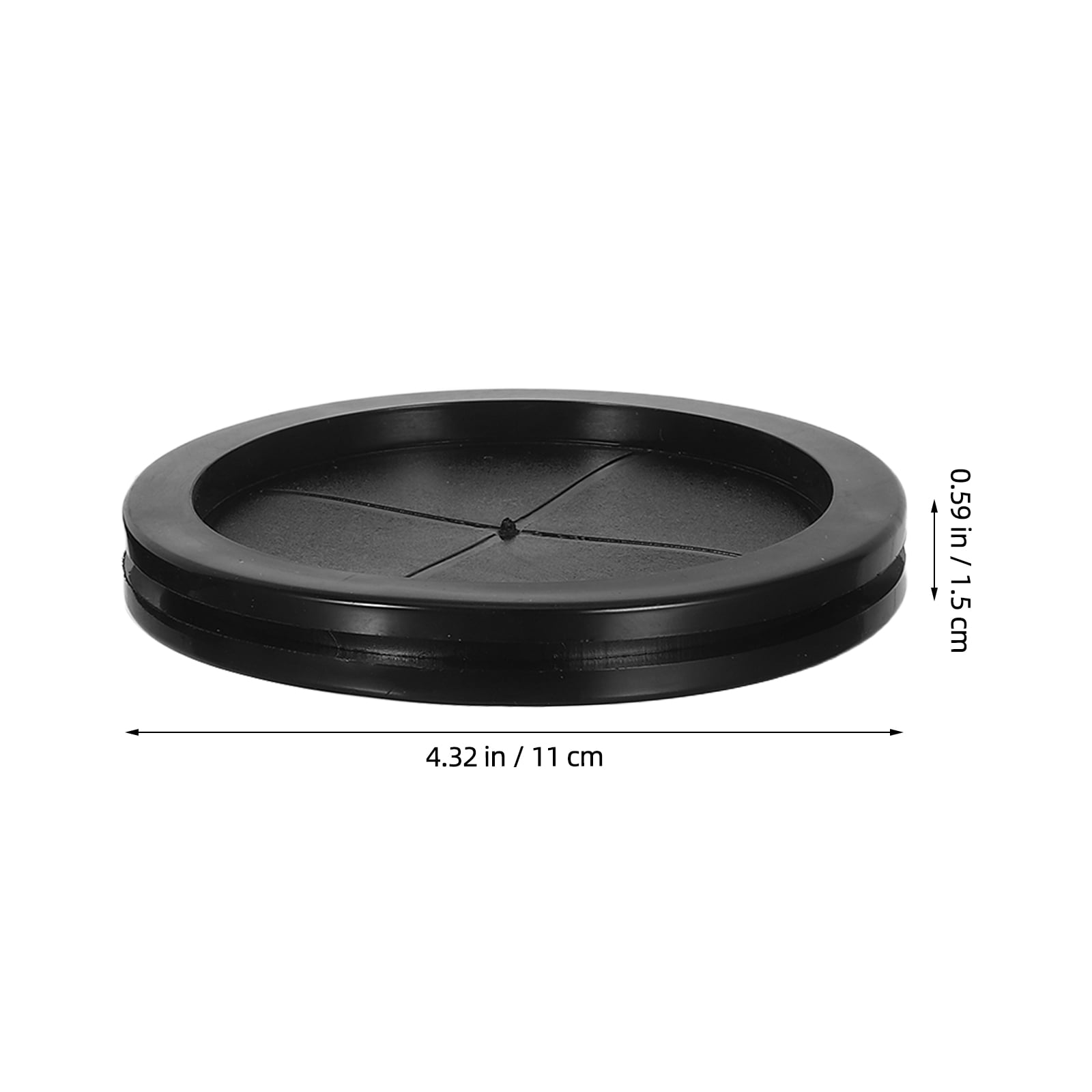 ELAYARD 12Pcs Black Rubber Grommets for Wiring with Flexible Cable Hole Cover and Wire Protection