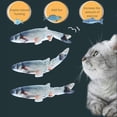 thumbnail image 4 of Flmtop Jouet Interactif en Peluche Réaliste de Simulation Électrique Poisson Saumon Qui Floppe et Remue, 4 of 9