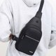 thumbnail image 4 of Bandolera para hombre y mujer | Mochila ajustable con orificio para auriculares | Tela Oxford impermeable para senderismo, camping y uso diario, 4 of 6