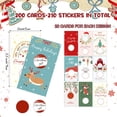 thumbnail image 3 of Tarjetas Raspables de Navidad Tenceur 200 Piezas con Pegatinas, 3 of 6