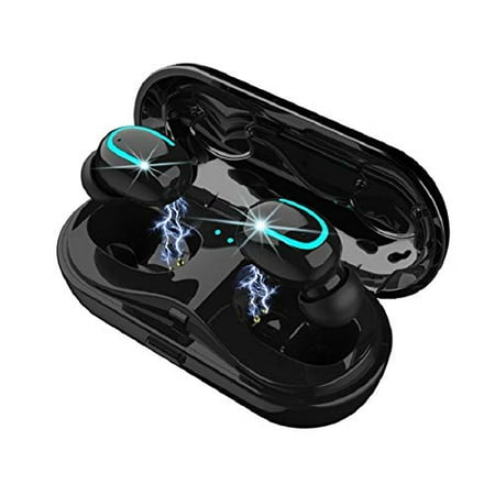 Best Wireless Earbuds for Jogging, Aerobic & Gym Activity, Best 5.0 Bluetooth Earbuds, Wireless Headphone, HBQ Brand V5.0, (Best Wireless Headphones For Small Ears)