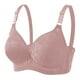 thumbnail image 1 of Gibobby Sujetador sin de realce para mujer, soporte cómodo, sin sujetadores con aros, ropa interior para el día a día Brasier deportivo mujer(Rosa caliente,44), 1 of 3