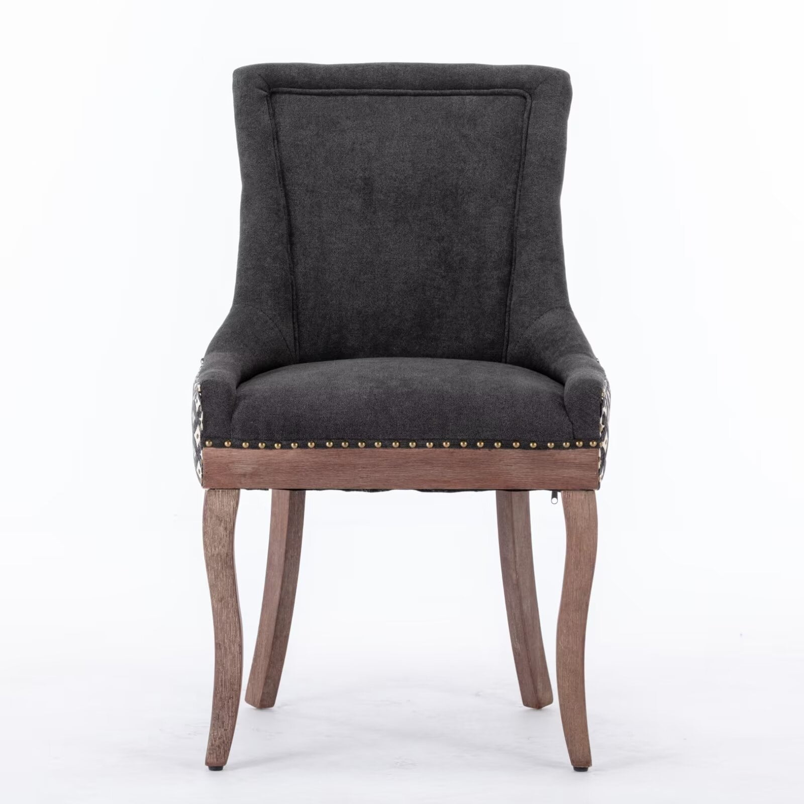 Fabric Upholstered Dining Chairs Set of 4, Wingback Dining Room