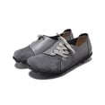 thumbnail image 2 of D.taLo Women Contrast-Toe Lace-Up Shoe (Gray, EU 40 / US 9-9.5), 2 of 4