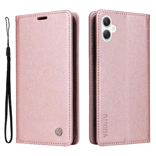 Funda para Samsung Galaxy A06 Estuche de Cuero PU Tipo Cartera con Ranuras para Tarjetas y Cierre Magnético