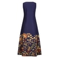 thumbnail image 4 of Robes de Collation des Grades pour Femmes 2023 Mode pour Femmes Été Confortable Sans Manches Col Rond Robe Rétro Évasée Étiquettes d'Adresse de Retour en Liquidation, 4 of 7
