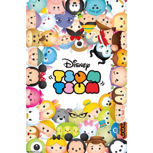 Disney Tsum Tsum Wall Poster, 22.375" x 34"