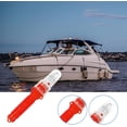 thumbnail image 2 of Bengalas marinas, bengalas de seguridad estroboscópicas de pesca, luz de pesca LED electrónica, kit de seguridad para navegación con bengalas diurnas y nocturnas, señal visual LED controlada por luz e, 2 of 7