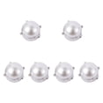 thumbnail image 1 of KLKCMS 6 Pieces Button Covers Classic Cufflinks for Graduation Anniversary Business, 1 of 9