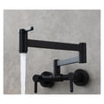 thumbnail image 1 of Brushed Three-switch Hot And Cold Basin Faucet In-wall Kitchen Folding Mixing Valve Faucet Bathroom Basin Faucet ,bar Laundry RV Farmhouse, 1 of 7