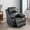 Single Recliner,Black, variant on Caberryne Recliner Chair for Living Room Furniture Set,Leather Reclining Chair for Small Space/Rv, Wall Hugger Recliner/Home Theater Chairs for House/Office(Single Recliner,Ginger)