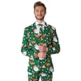 thumbnail image 3 of Suitmeister Men's Suits Santa Elves Green - XL Green, 3 of 6