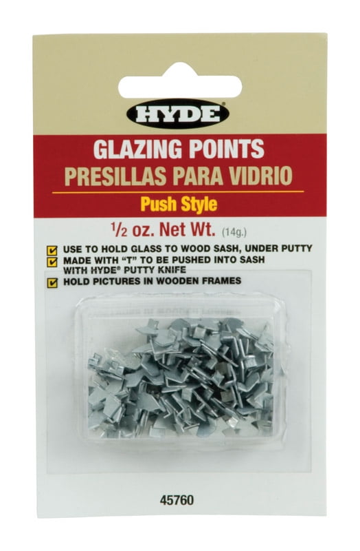 Hyde Silver Aluminum Glazing Points