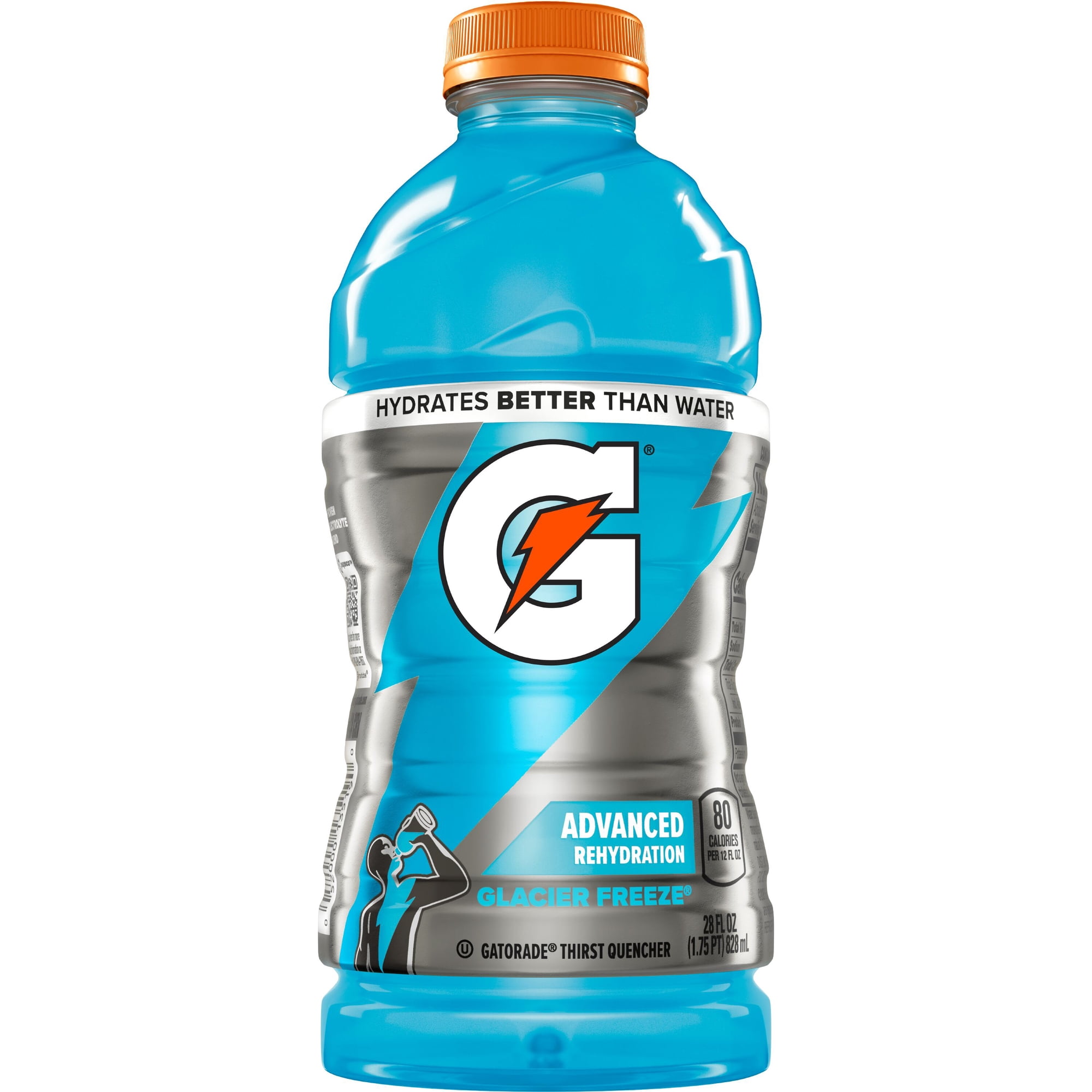 Gatorade Frost Thirst Quencher, Glacier Freeze Sports Drinks, 28 fl oz Bottle