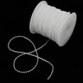 thumbnail image 4 of 50m media guirnalda de perlas artificiales Rollo de perlas de perlas DIY DECORACIÓN DIY Blanco, 4 of 9
