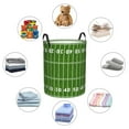 thumbnail image 6 of Laundry Basket, American Football Field2 Laundry Hamper Waterproof Laundry Bag Clothes Hamper Laundry Bin with Handles for Bedroom, Living Room, Kids Room, 6 of 6