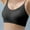 Black, variant on Women's Thin Ice Silk Seamless Thin Breathable Big Chest Small Strap Beauty Back Sleep Bra Womens Workout Sports Bra Athletic Women Athletic Bra
