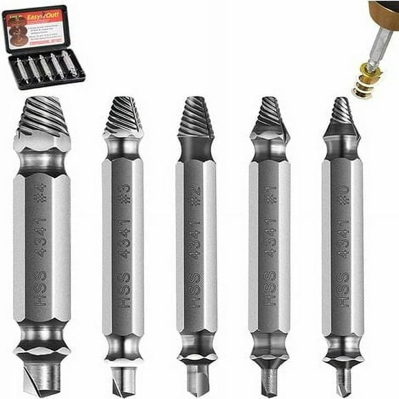 Case Pack 12mm diameter 4341 Steel Broken Bolt Extractor Damaged Screw Stripped Thread Extractor Suitable for damaged bolts or screws Steel Broken Bolt Extractor