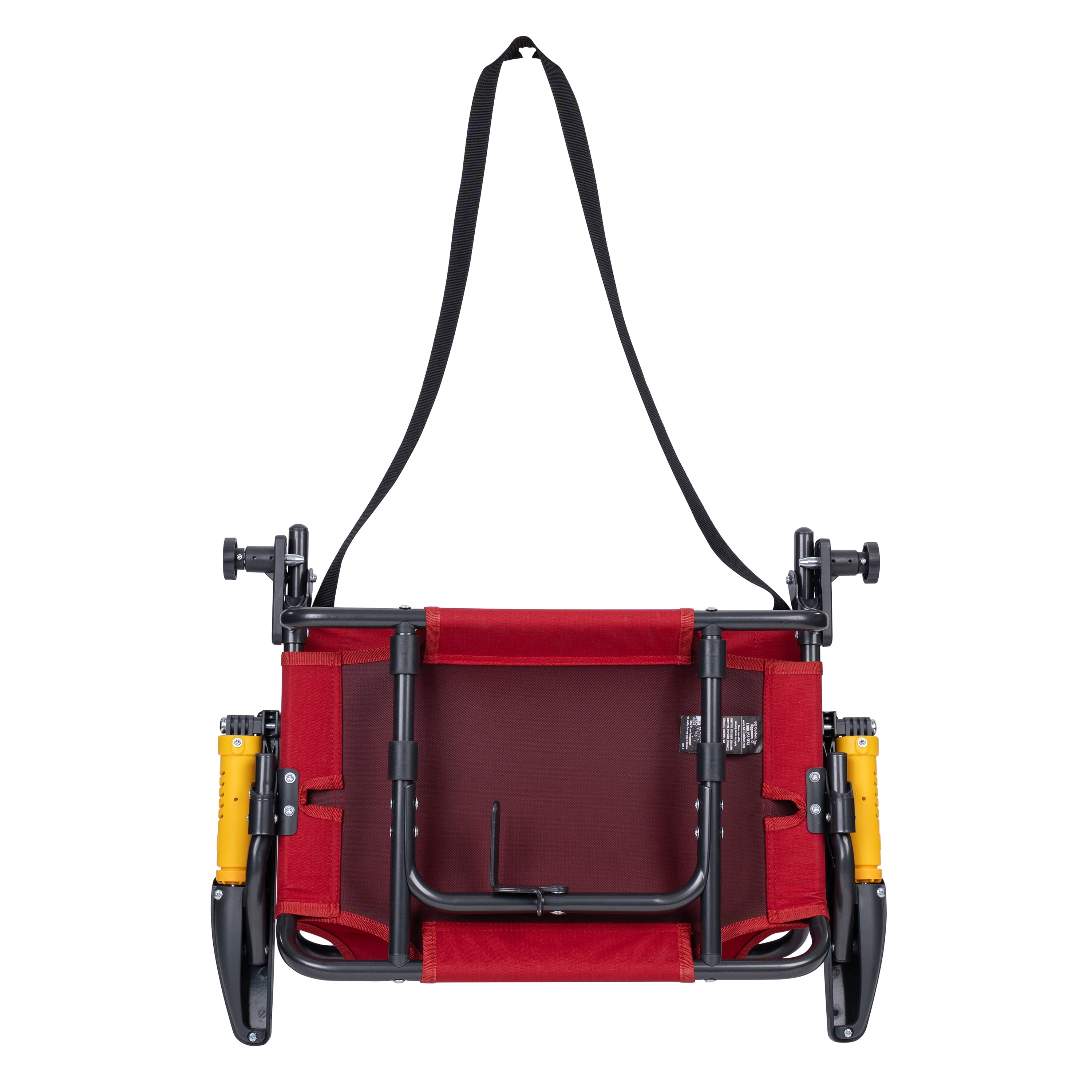 GCI Outdoor Stadium Rock-Cliner Red Rocking Stadium Seat for Bleachers with Back Support and Armrests