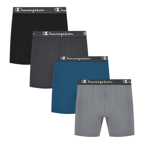 Champion Men's Sport Soft Performance Boxer Briefs