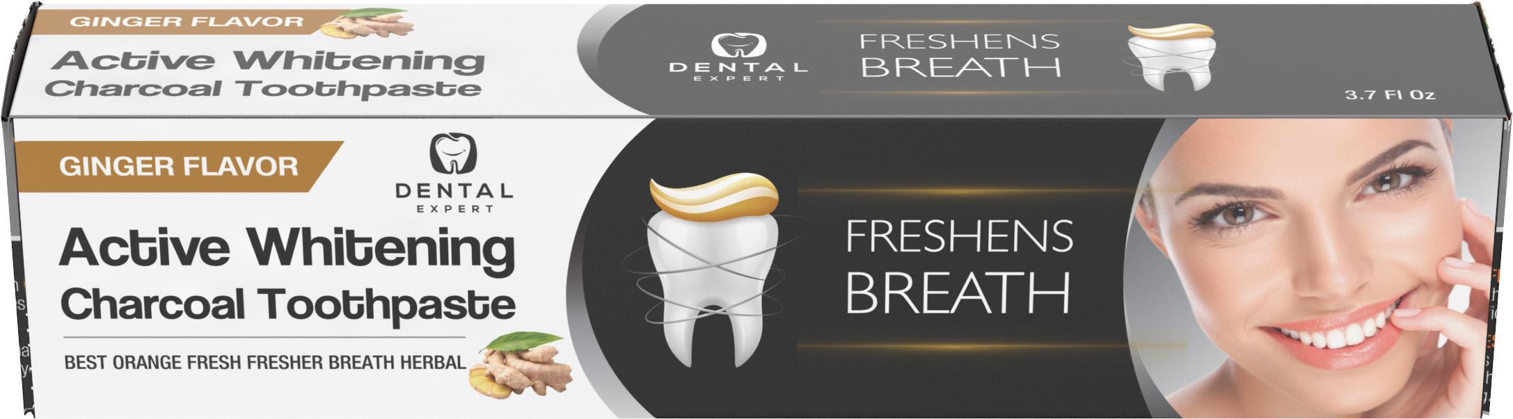 Activated Charcoal Teeth Whitening Toothpaste DESTROYS BAD BREATH