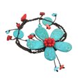 thumbnail image 2 of Handmade Multi Stone Large Flower Organic Bracelet, 2 of 5
