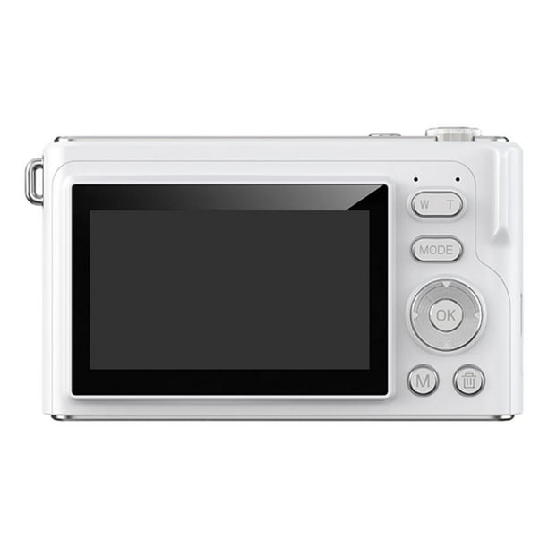 Cámara digital con grabadora de vídeo 4K, versátil, zoom 5x, portátil, 48 megapíxeles Blanco