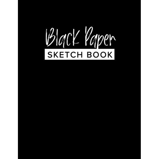 Black Paper Journals & Sketchbooks Gel Pen Paper Black Paper Sketch Book 8.5 x 11 A Unisex