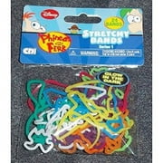 Phineas and Ferb: Stretchy Bands Shaped Rubber Bracelets 24 Pack