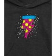 thumbnail image 3 of Instant Message - Neon Pizza - Toddler and Youth Pullover Fleece Hoodie, 3 of 6