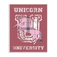 thumbnail image 2 of Stupell Unicorn University Pink Plaid Wall Plaque Art - 10 x 15, 2 of 4