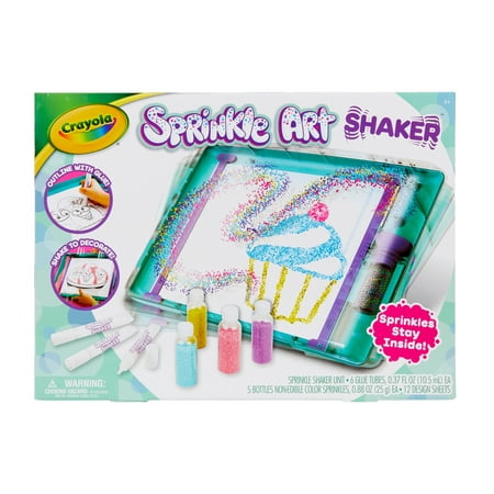 Crayola Sprinkle Art Shaker Activity Set, Unisex Child, 24 Pieces