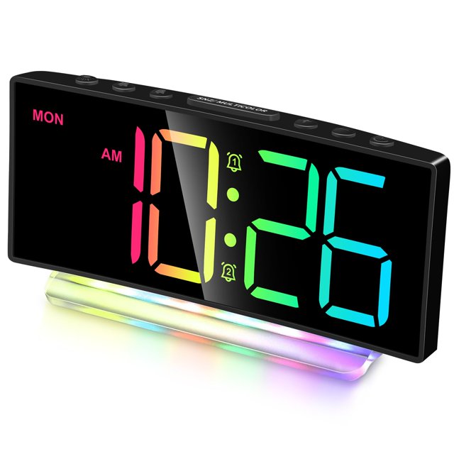 Despertador Cadmos Extra Loud para personas que duermen mucho con 7 colores