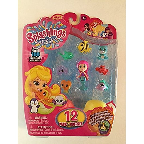 Splashlings 12 Pack ~ Mermaid & Friends ~ Wave 1 ~ Style 5 - Walmart ...