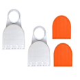 thumbnail image 1 of Porte-gobelet pour Détergent à Lessive, Plateau Attrape-Gobelet avec Coussin Orange Lot de 2, 1 of 5